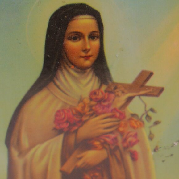 Set of Four Boxes w/ depictions of St Therese Virgen Milagrosa & Heart of Mary - Picture 13 of 16